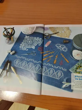 Revista punto de cruz pasión por la costura