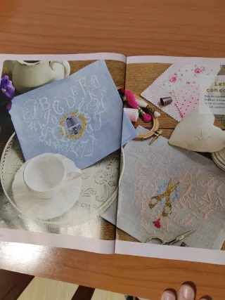 Revista punto de cruz pasión por la costura