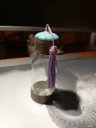 Frasco Perfume Rellenable Marruecos Turquesa Lila