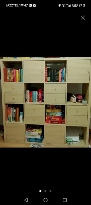 Estantería Kallax Ikea Beige