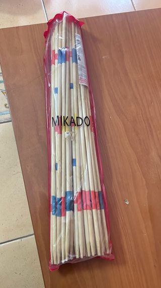 Juego Mikado de madera