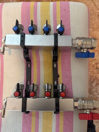 Colector suelo radiante 4 vías