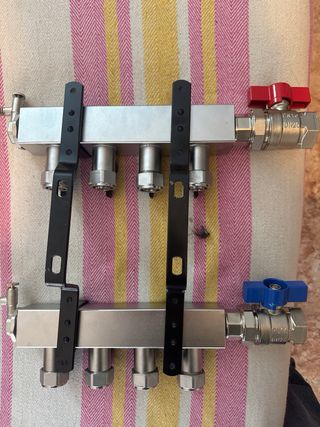 Colector suelo radiante 4 vías