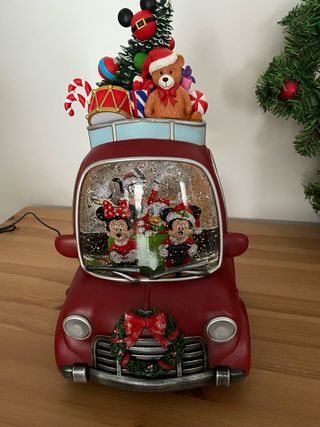 Coche Navideño Disney Mickey Nieve