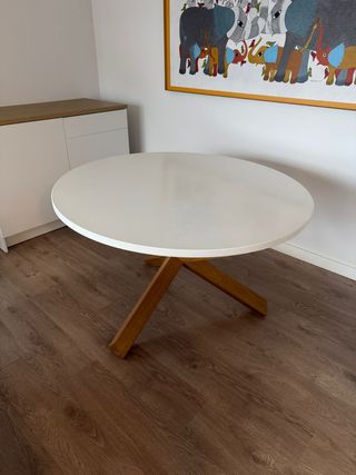 Mesa redonda KAVE HOME Lotus Ø 120 cm