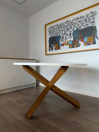 Mesa redonda KAVE HOME Lotus Ø 120 cm