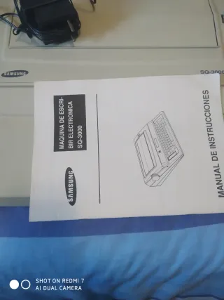 Máquina de escribir Samsung SQ-3000