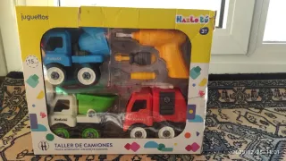 Taller de Camiones Juguettos niños 3 años