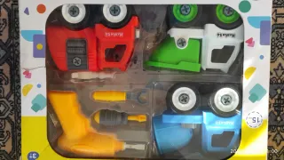 Taller de Camiones Juguettos niños 3 años