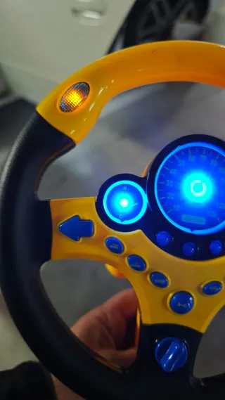 Volante de Juguete Infantil Amarillo