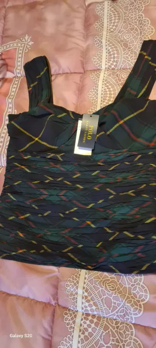 Top Polo Ralph Lauren fantasia tartan