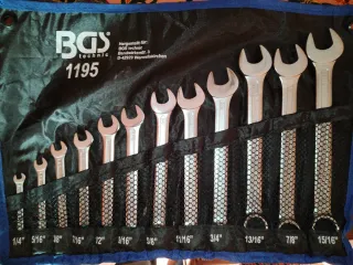 Juego de llaves fijas BGS technic 1195