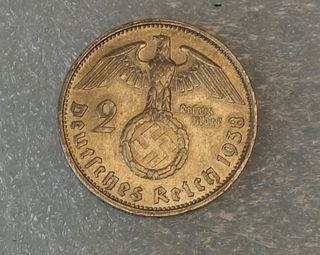 2 Reichsmark Plata 0.625