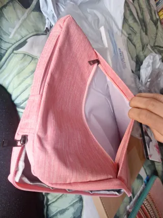 Funda portátil rosa