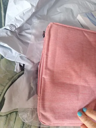 Funda portátil rosa