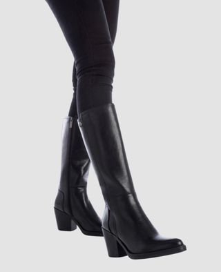 Botas Refresh Mujer Talla 39 Polipiel Negras