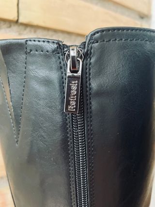 Botas Refresh Mujer Talla 39 Polipiel Negras