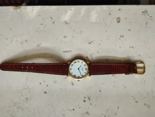 Orologio Loengrin Vintage Oro e Pelle Marrone