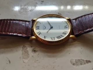 Orologio Loengrin Vintage Oro e Pelle Marrone