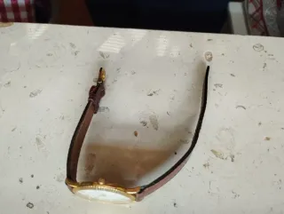 Orologio Loengrin Vintage Oro e Pelle Marrone