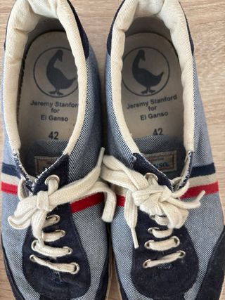 Zapatillas El Ganso Azul Marino y Gris
