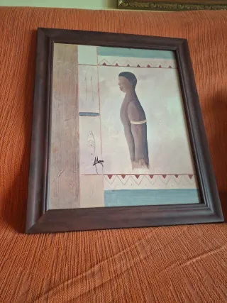 Cuadro decorativo figura abstracta