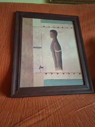 Cuadro decorativo figura abstracta