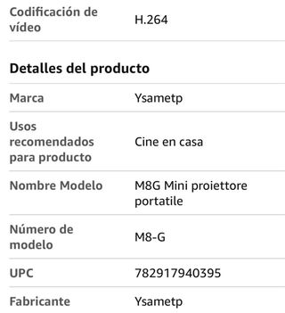 Mini Proyector Portátil Full HD