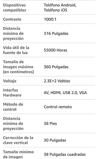 Mini Proyector Portátil Full HD