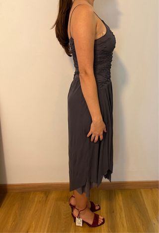 Vestido asimétrico Zara Talla L