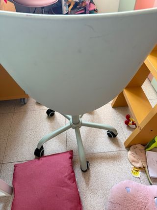 Silla de escritorio verde claro