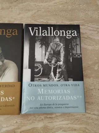 Memorias no autorizadas. Vilallonga. Dos volúmenes