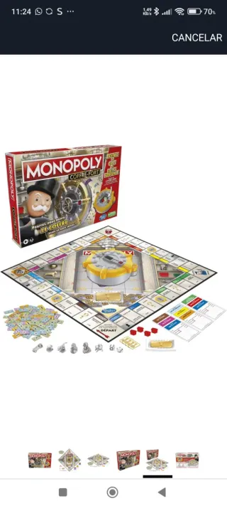 Monopoly Coffre-Fort Idioma Francés A estrenar!!