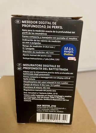 Medidor Digital Profundidad Neumáticos