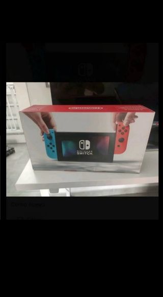 Nintendo Switch Morado y Rojo