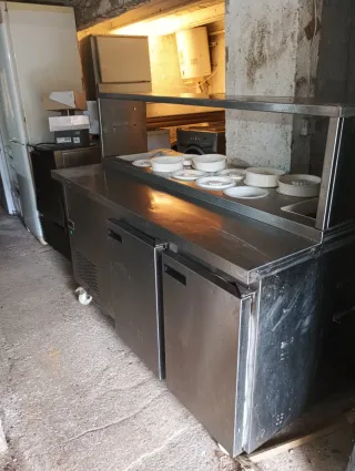 Bajo mostrador acero inoxidable