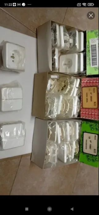 Mecanismos luz marca BJC Ibiza