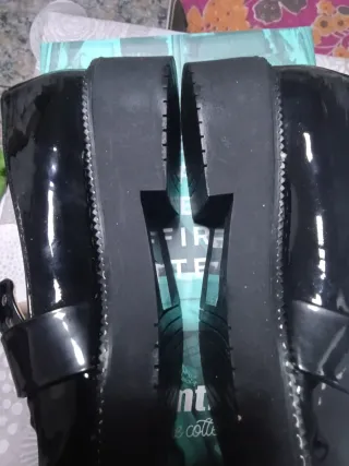 Mocasines MNG Talla 37 Negros