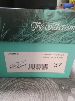 Mocasines MNG Talla 37 Negros