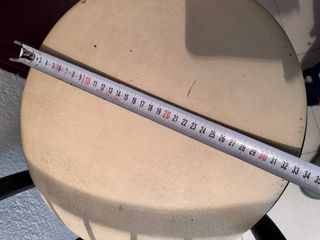 Lote 2 Sillas Altas Metal Beige/Negro