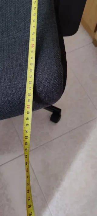 Silla de despacho ergonómica 5 patas