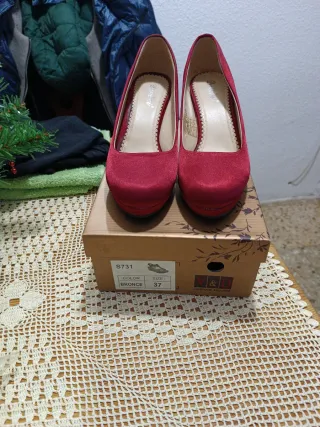 Zapatos de fiesta rojos talla 37