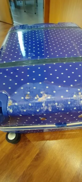 Maleta Mediana Victorio & Lucchino Azul Lunares