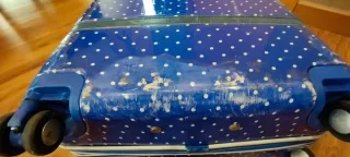 Maleta Mediana Victorio & Lucchino Azul Lunares