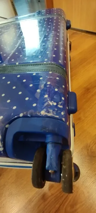 Maleta Mediana Victorio & Lucchino Azul Lunares