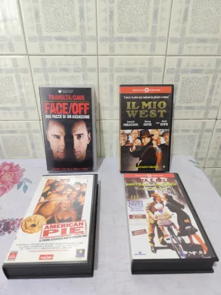 4 VHS: Face/Off, Il Mio West, American Pie, La Vit