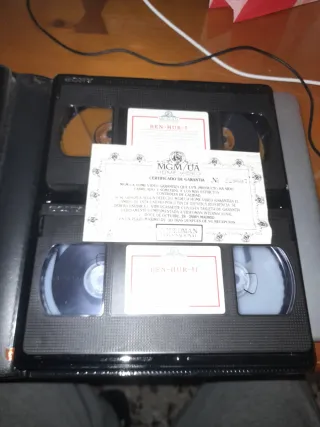 VHS Ben-Hur 2 Cintas Color MGM/UA