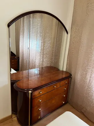 Canapé abatible madera y tela