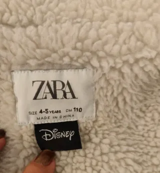 Casaco ganga Zara com pelo criança