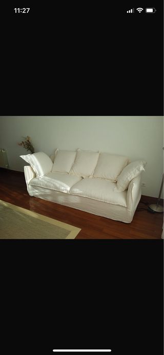 Sofá 3 plazas Maison Du Monde Beige